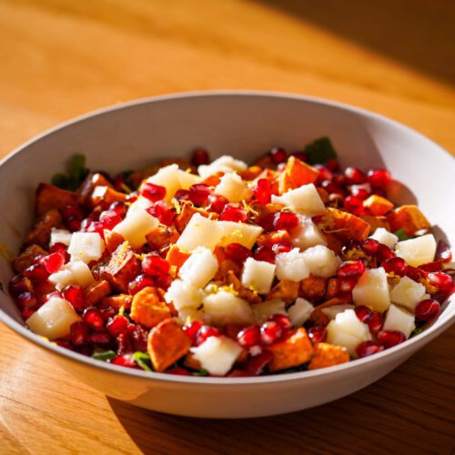 Gerösteter Süßkartoffelsalat