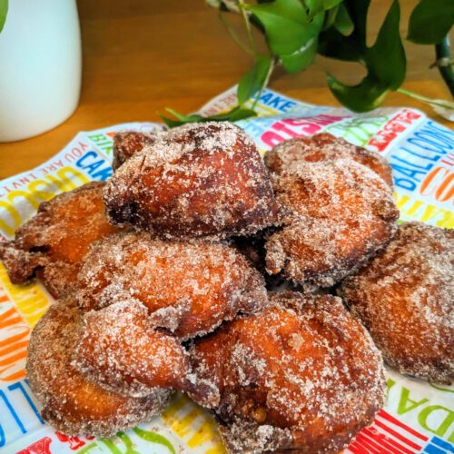 Apfel-Quarkbällchen