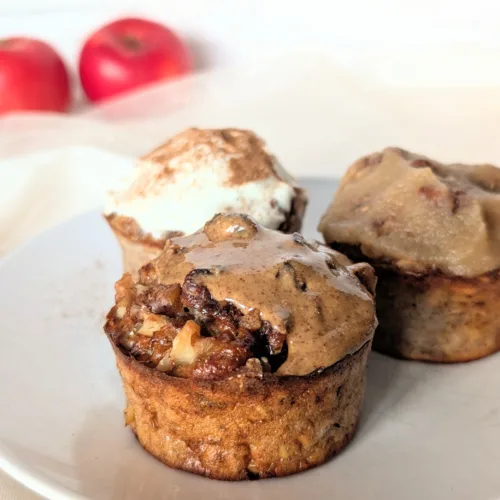 Apfel-Frühstücksmuffins mit Haferflocken