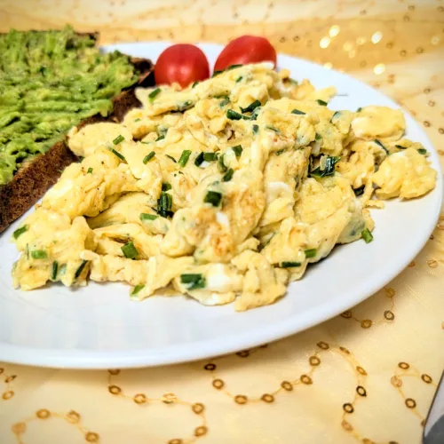 Perfektes Rührei zum Frühstück