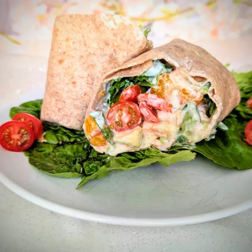 Fruchtiger Hähnchen-Wrap